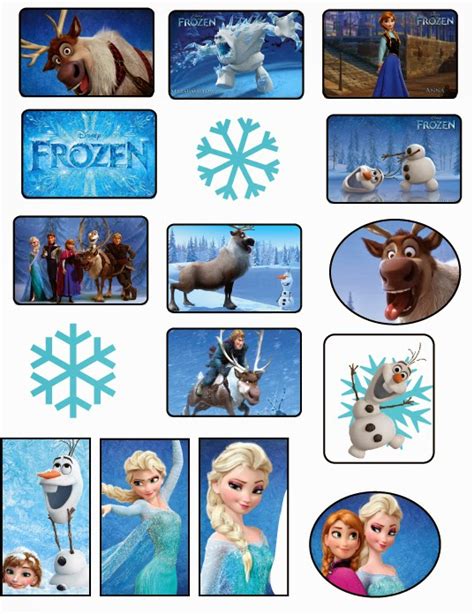 Frozen Stickers Para Imprimir Gratis Todo Peques Kulturaupice