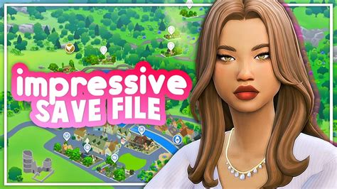 I Didnt Know A Save File Could Be This Impressive In The Sims 4😍 Youtube