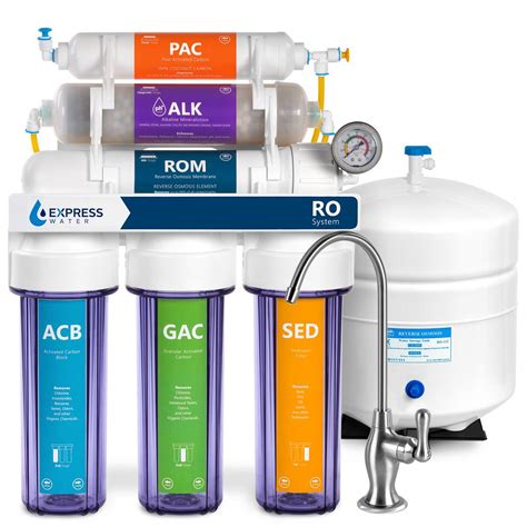 Curious to know what reverse osmosis actually entails? Express Water Alkaline Under Sink Reverse Osmosis Water ...