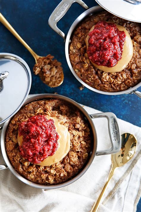 Unlike cooked or microwaved oatmeal, baked oatmeal has a firmer texture there are a lot of ways to make oatmeal. Lexi's Clean Kitchen | PB&J Baked Oatmeal