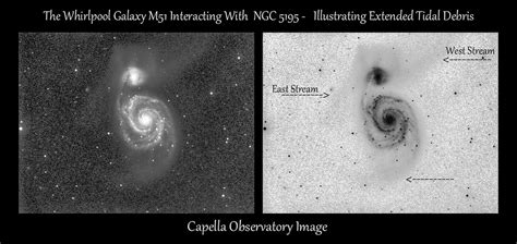 The Whirlpool Galaxy M51 Interacting With Ngc 5195 Illus Flickr
