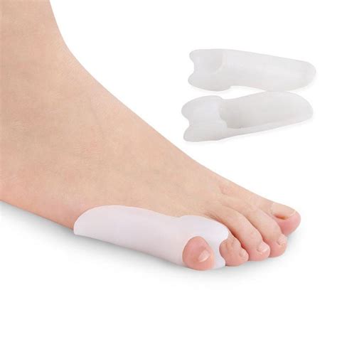 Gerich Pinky Toe Separators White Little Toe Straightener Splint Guard