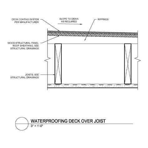 Waterproofing Deck Over Joist Woodworks Wood Products Council