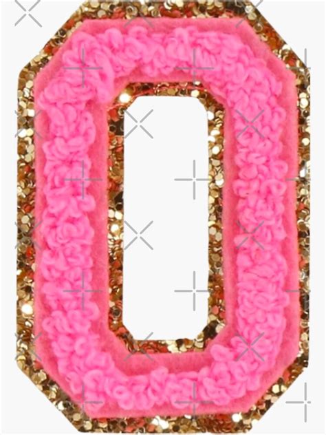 Pink Varsity Letter O Sticker For Sale By Tr3ndydesignss Redbubble