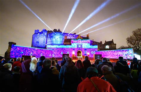Edinburgh Castle Projections Light Walk Scotland