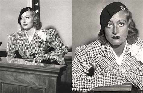 Joan Crawford Testifying In Court For Her Divorce From Douglas