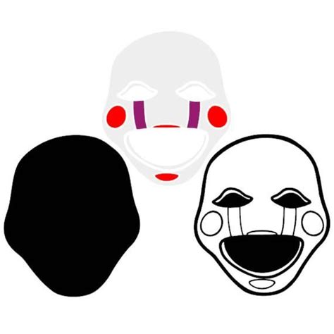 Puppet Fnaf Mask Five Nights At Freddys Characters Layered Svg Dxf My XXX Hot Girl