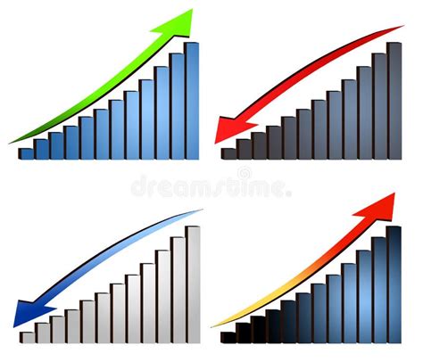 Increase Decrease Graphs Stock Illustration Illustration Of Decline