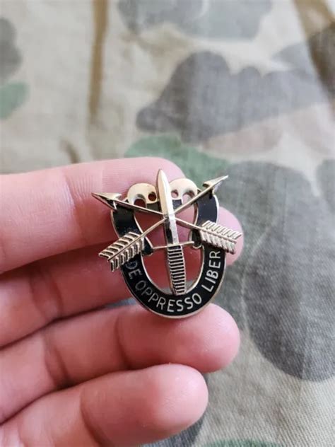 rare vietnam war us army special forces dueling skulls ns meyer crest pin 250 00 picclick