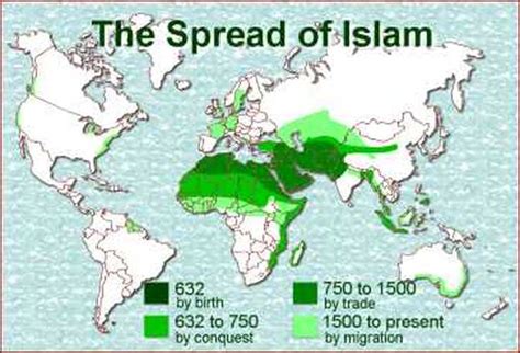 Map Of Islamic Religion Islamic Civilization