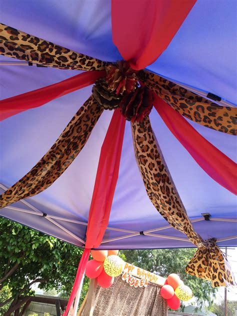 Cheetah party decor | Cheetah party, Cheetah print party ...