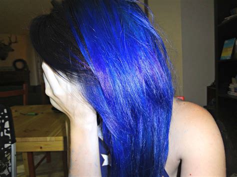 Rockabilly Blue Manic Panic On Yours Truly Long Hair Styles Hair Beauty Dyed Hair