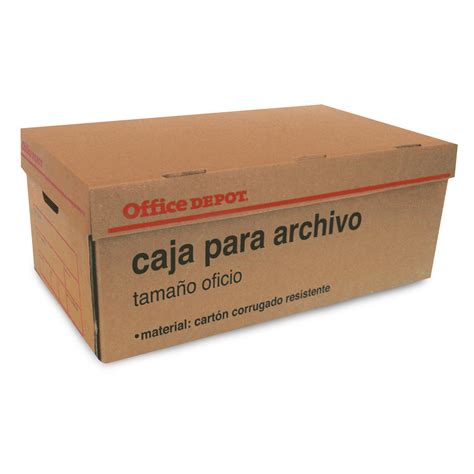 Caja Para Archivo Oficio Office Depot Cartón Café Office Depot Mexico