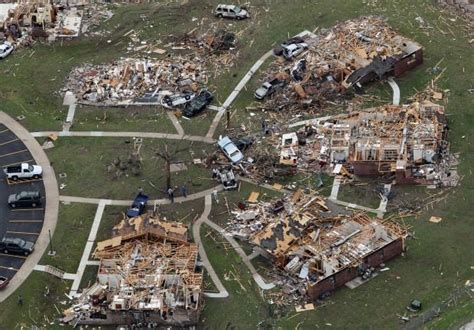 Aerial View Of The Joplin Tornado Damage
