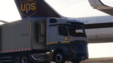 Gta 5 Ups Truck Simulator Youtube