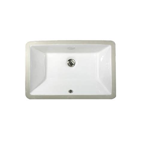 Ceramic bowl ceramic bowl, porcelain sink. Nantucket Sinks Rectangular Ceramic Undermount Bathroom Sink & Reviews | Wayfair