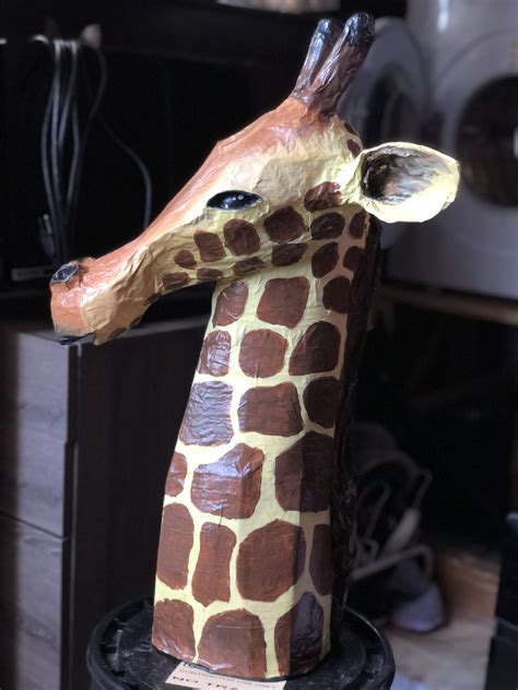 Paper Mache Giraffe • Ultimate Paper Mache
