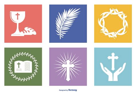 Holy Week Icon Collection Holy Week Holy Week Images Vector Icons Free