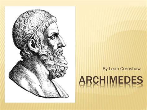 Ppt Archimedes Powerpoint Presentation Free Download Id2014569