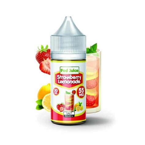 Strawberry Lemonade By Pod Juice 30ml Rz Smoke Vape
