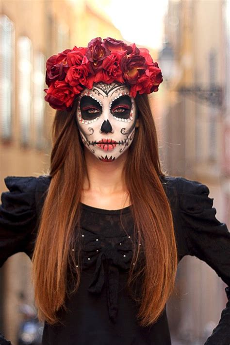 Sugar Skull In Nice South Of France Halloween Makeup Sugar Skull