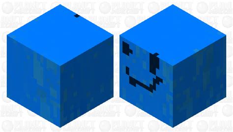 Blue Happy Slime Block Minecraft Mob Skin