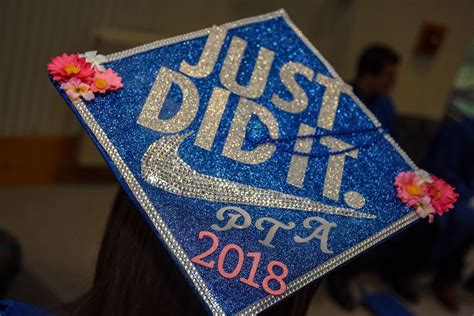 Just Did It Nike Graduation Cap Graduation Hats Grad Hat Graduation