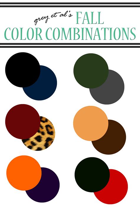 Color Combinations Fall Color Combinations For Clothes Fall Color