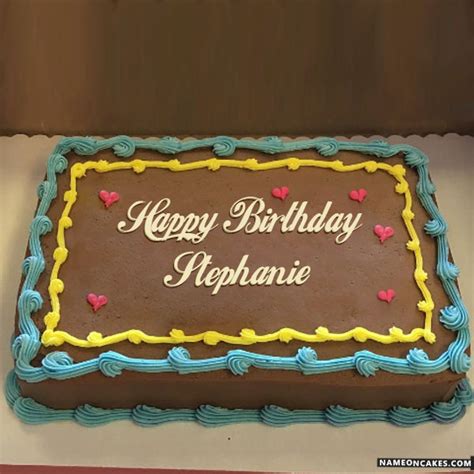 Happy Birthday Stephanie Cake Images