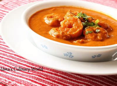 Our goal was to develop a shrimp tikka masala recipe with rich complexity. Uma's Culinary World: Indian Shrimp (Prawn) Tikka Masala