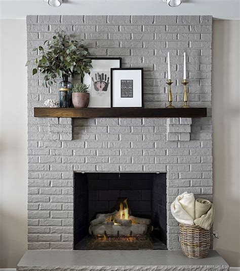 20 Creative Rustic Brick Fireplace Living Room Decor Ideas