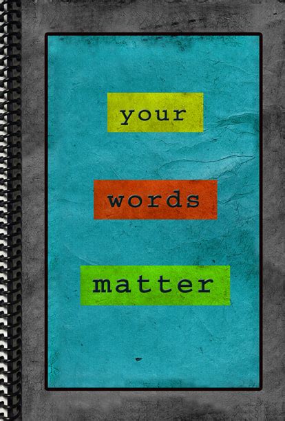 Journal Your Words Matter Designed By Terah Cox