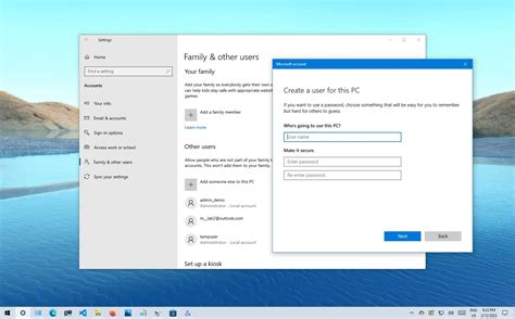 How To Create Local Account On Windows 10 Pureinfotech