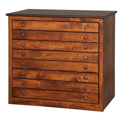 drawer flat file cabinet amish furniture connections