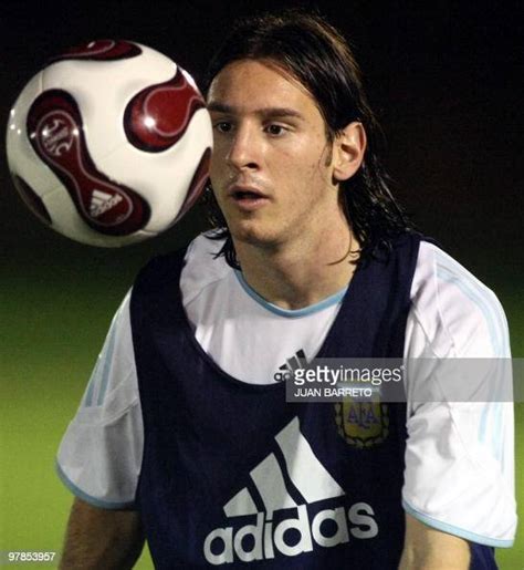 argentine national footballer lionel messi controls the ball during a news photo getty images