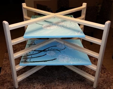 It worked, dried rock hard and quickly! JoeBcrafts - Art Canvas Drying Rack - Holds up to 5 of your works