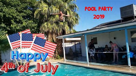 4th of july pool party youtube