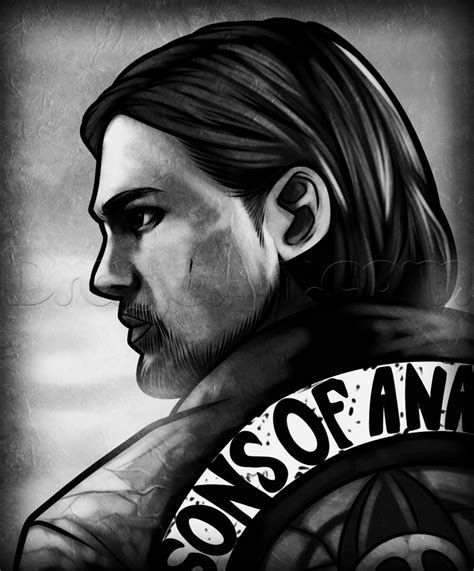 How To Draw Jax Teller From Sons Of Anarchy Sons Of Anarchy Characters