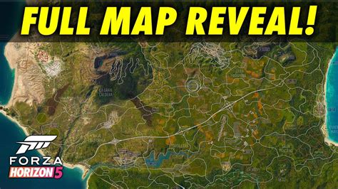 Forza Horizon Landmarks Map