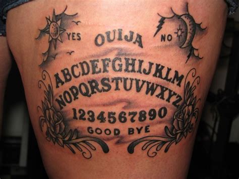 Ouija Board Tattoo Ouija Tattoo Tattoo Lettering Tattoos