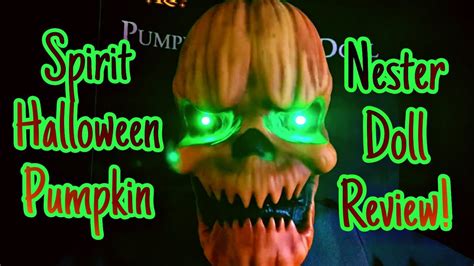 Spirit Halloween Pumpkin Nester Doll Review Youtube