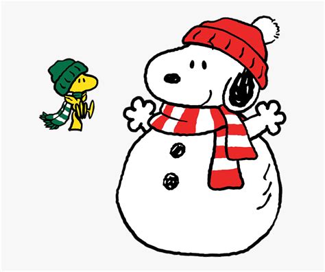 Snoopy Clipart Merry Christmas Snoopy Snowman Clipart Free