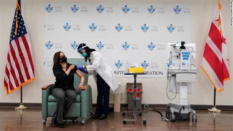 Kamala Harris Receives First Dose Of Moderna Covid Vaccine On Camera Cnnpolitics