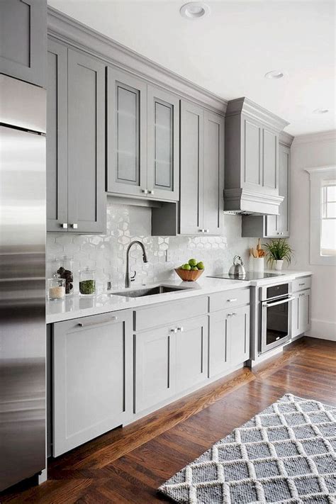 25 Ways To Style Grey Kitchen Cabinets Shaker Style Kitchen Cabinets