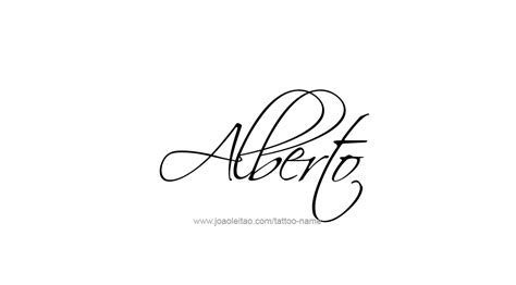 Alberto Name Tattoo Designs Name Tattoo Designs Name Tattoos Name