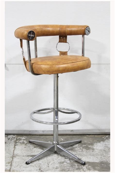 The classic lines and elegant details of the henning swivel counter stool are a welcome addition to any decor. stool backrest bar stools padded swivel seat back rest chrome foot rest ring 4 prong x base ...