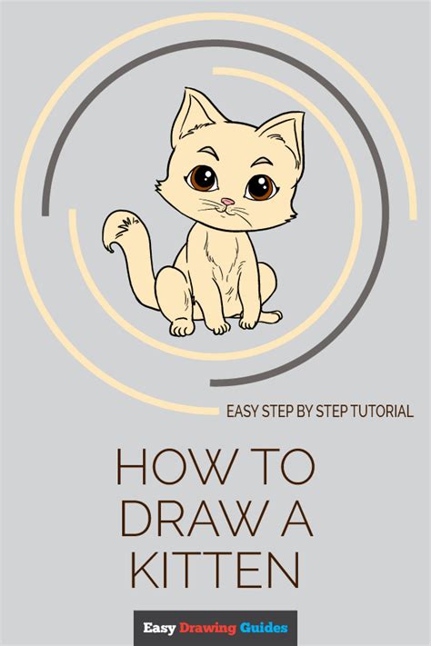How To Draw A Cute Baby Kitten Step By Step Depp My Fav