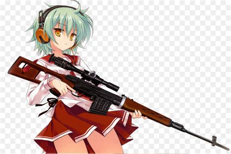 Anime Clipart Sniper Anime Sniper Transparent Free For