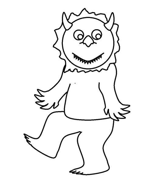 One of the earliest tactics parents and teachers use in language development is naming animals. Where The Wild Things Are Coloring Pages - Coloring Home