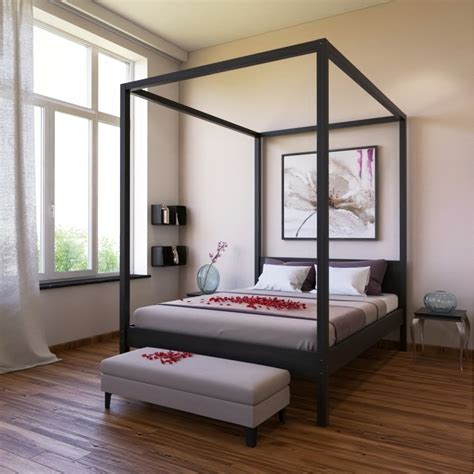 Lit double adulte moderne 160x200 cm. Lit baldaquin 160x200 cm ROMANCE pas cher - Lit Adulte BUT ...
